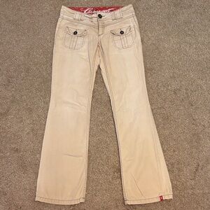 EDC by sprit Y2K low rise Beige Pants